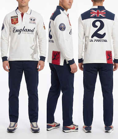 La Martina Rugby Polo Longsleeve (S)